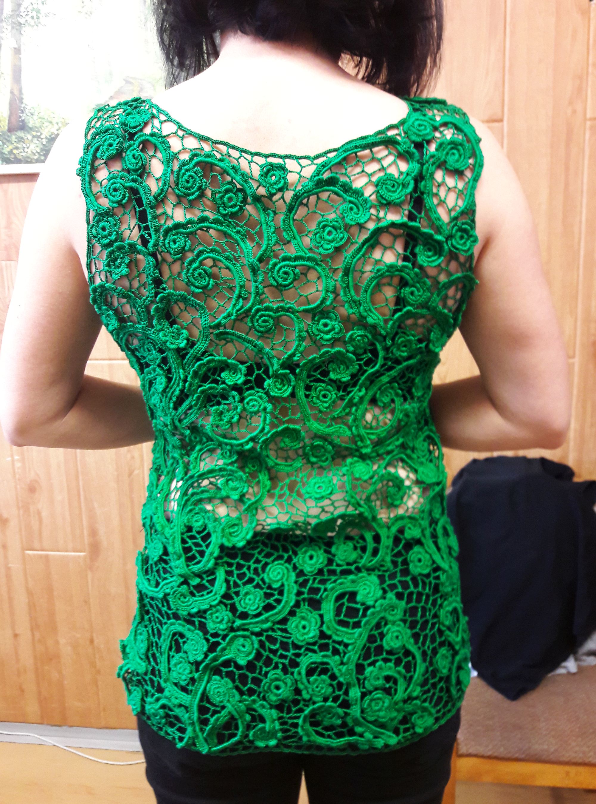 zelená halenka 1